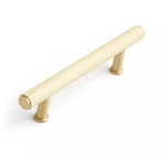Signature Hardware Brixlee Reeded 6" Solid Brass Cabinet Pull Satin. Fixed Price $25.35.