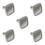 5 Pack BP27006-G10 Satin Nickel 1/8" Sq. Cabinet Knob Pulls Amerock Porter. Fixed Price $26.59.