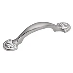 Six (6) Hickory Hardware Newport Satin Chrome Cabinet 3" Cc Handle Pull P523-SC. Fixed Price $21.99.
