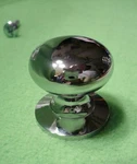 Set Of (9) Richelieu Collection Styles Brass Knobs Chrome. Model # BP39313140. Fixed Price $21.12.