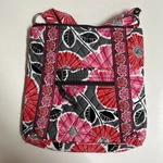 Vera Bradley Cherry Blossom Floral Crossbody Bag Triple Zip Hipster Purse. Fixed Price $30.00.