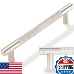 Povefonk 20PK 5IN Brushed Satin Nickel Knurled Cabinet Handles Drawer Pulls. Fixed Price $111.76.