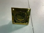 Baldwin 0397031SWL Solid Brass 3.5" Flush Ring Pull For Latches/locks Non-lacq. Fixed Price $224.80.