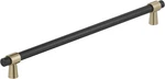 Elegant Matte Black & Gold 18" Appliance Pull - Mergence BP36984FBBBZ. Fixed Price $286.99.