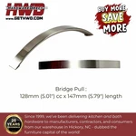 Handles Pulls Kitchen Bathroom Cabinet Hardware Modern Brushed Nickel Sleek Hwd. Fixed Price $113.48.