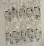 Lot Of (10) Amerock BP52996-G10 Heritage Cabinet Pull 3-3/4 C-c Satin Nickel. Fixed Price $25.00.