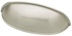 2-1/2" Or 3" Dual Mount Cup Pull Brushed Satin Nickel. Fixed Price $9.95.