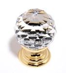 Alno C210-CLR/GLD Swarovski Crystal 1/4" Knob Gold. Fixed Price $34.99.