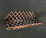 Copper Wall Shelf, Shelves Basket Handcrafted With Finish. Fixed Price $99.00.