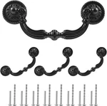 Kyuionty 4 Pack Bail Pull Handles 3.5 Inch Hole Center Antique Drop Drawer Pu.... Fixed Price $25.30.