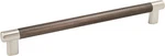 Cabinet Pull Satin Nickel/oil-rubbed Bronze 10-1/16 Inch (256 Mm) Center. Fixed Price $42.93.
