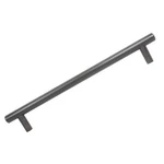 Contemporary Euro Style 7-9/16" Solid Oil Rubbed Bronze Cabinet Handle Pull. Fixed Price $103.36.