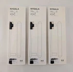 Ikea Handles Pairs Nydala Black 1/16" Cabinet Hadles 004.496.36 New. Fixed Price $34.16.