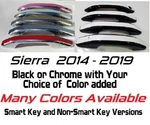 Custom Black Chrome Door Handle Overlays 2014-2019 Gmc Sierra You Pick Color. Fixed Price $95.00.