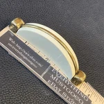 Kbc Vtg Keeler Brass Belwith Pull Polished Ivory Plastic Geometric Handle Mcm. Fixed Price $8.96.