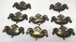 Vintage Kbc Brass Drawer Pulls Handles Set Of 8 Colonial N-972 2.5IN Center. Fixed Price $34.99.