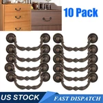 10PACK Drawer Pulls Vintage Drop Antique Bronze Cabinet Dresser Handles Knob. Fixed Price $12.85.