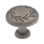 Amerock Nature's Splendor Weathered Nickel 3/4" Round Cabinet Knob BP15812WN. Fixed Price $8.99.