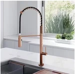 Single-handle Pull-down Sprayer Kitchen Faucet Solid Brass, Swiss Madison. Fixed Price $84.95.