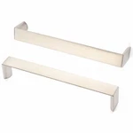 6-1/4 Inch Screw Spacing Brushed Nickel Wide Flat Modern Pulls Kitchen Cabine.... Fixed Price $25.48.