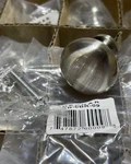 Lot Of 25 Qmi Giagni KB-6BR-09 Mushroom Knob 1-1/4IN Satin Nickel. Fixed Price $24.99.