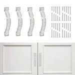 Savori Drawer Pulls Handle Bling Crystal Dresser 11CM - 4 Pack, White. Fixed Price $26.05.