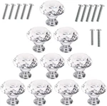 10 Pcs Crystal Glass Knobs 30MM Diamond Shape Drawer Kitchen Cabinets. Fixed Price $18.99.