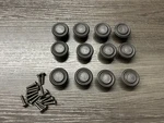 12 Keeler Kbc Brass Bronze Hardware Mcm Drawer Pull Cabinet Knob 1.25 (9). Fixed Price $25.00.
