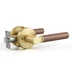 Wooden Round Passage Lever Door Handle Non-locking Set Pack Of 1 For H.... Fixed Price $42.59.