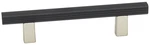 Alno A2905-3 Quadrato 3" Center Modern Grooved Square Matte Nickel /. Fixed Price $18.36.