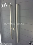 36" Door Hardware Handles Bar Pulls Entry Store Front Brushed Satin Nickel. Fixed Price $175.00.