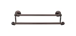 Top Knobs ED11ORBA Edwardian 30" Double Towel Bar Oil Rubbed Bronze Beaded. Fixed Price $234.54.