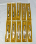 Nos Vtg Mid Century Amerock Chrome T-102 Drawer Pulls Cabinet Hardware. Fixed Price $59.00.