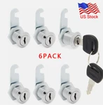 Us 6PACK Cabinet Cam Lock Set 3/4" Cylinder Replacement For Mailbox Drawers. Fixed Price $16.99.
