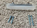 Sietto P-701-PC 3" C-c Reflective Cabinet Pull White Glass/polished Chrome. Fixed Price $19.00.
