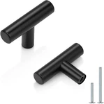 10 Pack 2 Inch Flat Black Kitchen Cabinet Bar Knobs Single Hole Modern Bedroo. Fixed Price $15.46.