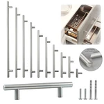 Solid Stainless Steel Brushed Nickel Bar Kitchen Cabinet Handles Pulls 2"-24". Fixed Price $158.89.