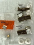 Amerock Hardware White Porcelain Cabinet Knobs Pulls 2 Loose And 4 New Bag. Fixed Price $45.99.