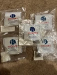 Lot Of 5 Hickory HH74674-14 Wisteria 1-3/4" Oval Cabinet Knob Bright Nickel. Fixed Price $15.99.
