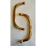 Set Of 2 Beaded Bow Cabinet Drawer Pulls Polished Brass. Fixed Price $15.00.