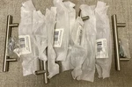 (10) Jeffrey Alexander Decorative Cabinet Pull Polished Nickle W/mounting Bolts. Fixed Price $20.00.