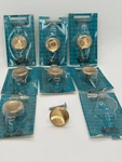 Amerock 551 Concave Brass Drawer Cabinet Knob Pull Vintage Set Of 8 New. Fixed Price $34.00.