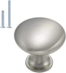 10 Pack Brushed Nickel Cabinet Knobs, Single Hole Dresser Pulls, Satin. Fixed Price $37.95.