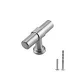Modket 10 Pack Round Bar Cabinet Handle 304 Stainless Steel 2" Knob, Brushed .... Fixed Price $43.45.