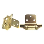 Pair Hickory Hardware Polished Brass 3/8" Inset Hinges 1/4" Overlay P61030F-3. Fixed Price $11.23.