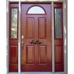 Hello Wall Decal Home Art Front Door Greeting Car Window Laptop Vinyl Sticker. Fixed Price $10.22.