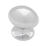 (12 Pack) 1-3/16" Medium Football Knob Chrome. Fixed Price $32.28.