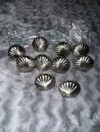 10 Amerock Cabinet- Drawer Pulls Sterling Nickel, 1-1/4", BP1337-G9 (J3). Fixed Price $9.99.