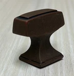 Amerock Rectangle Satin Nickel Knob (BP53029ART), Pack Of 25. Fixed Price $75.00.