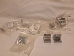 Liberty PN6508-AL-C 5/8"X1" Aluminum Plaza Square Cabinet Door Knob Lot Of. Fixed Price $30.00.
